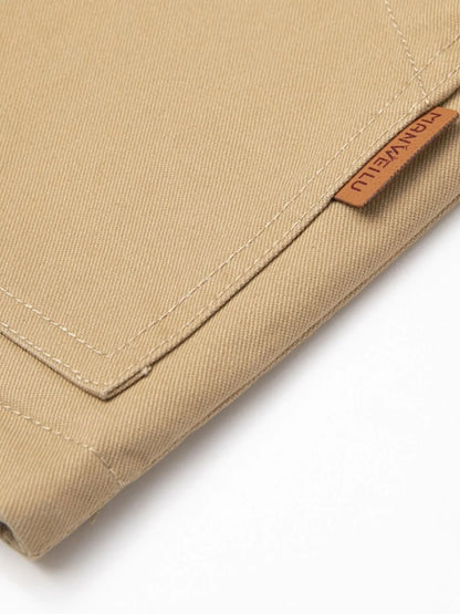 Men’s Plus Size Button Up Khaki Vest – Classic Style & Comfortable Fit - Fashlot