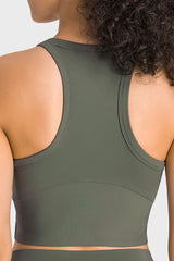 Racerback Cropped Sports Tank for Women – Lightweight Gym & Yoga Top - Fashlot