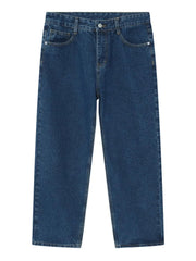 Men’s Peacock Blue Straight Leg Jeans with Pockets – Classic, Comfortable & Versatile - Fashlot