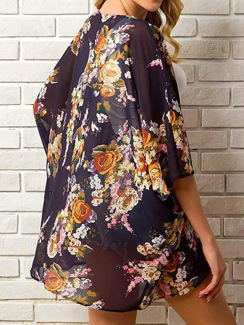 Open Front Half Sleeve Cover-Up – Light, Breezy & Beach-Day Ready - Fashlot