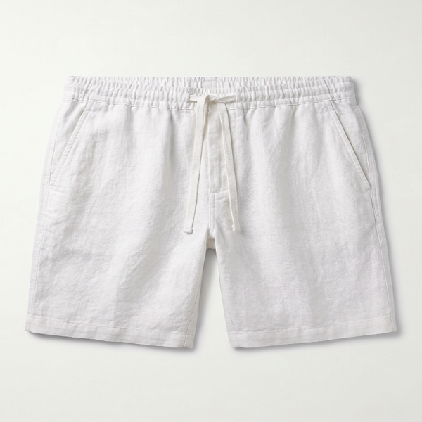White Linen Weekend Shorts - Fashlot