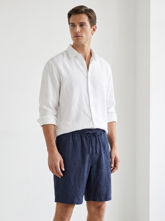 Linen Weekend Shorts - Fashlot