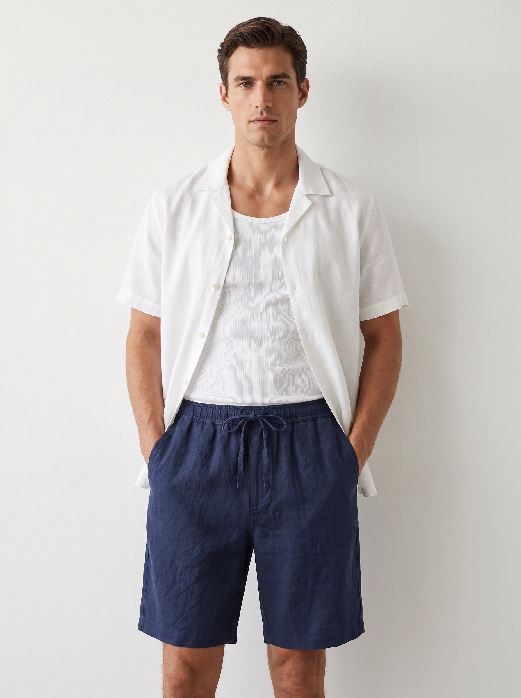 Linen Weekend Shorts - Fashlot