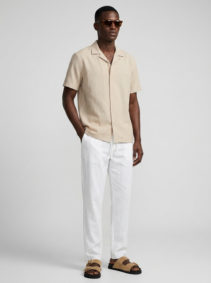 Men's Linen Drawstring Pants - Fashlot