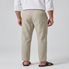 Men's Linen Drawstring Pants - Fashlot